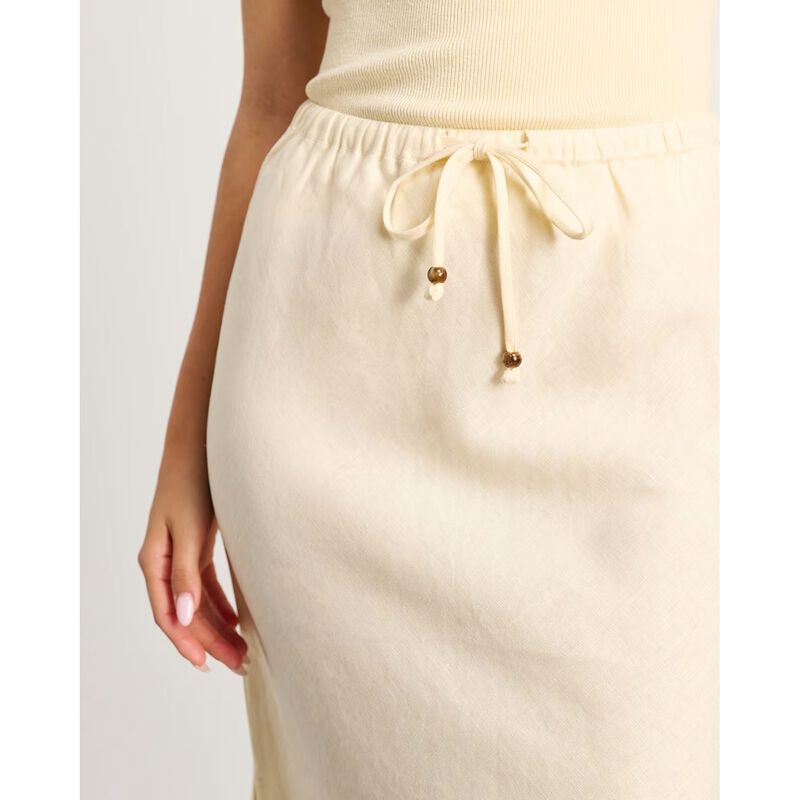 JAG Delilah Linen Slip Skirt image number 2